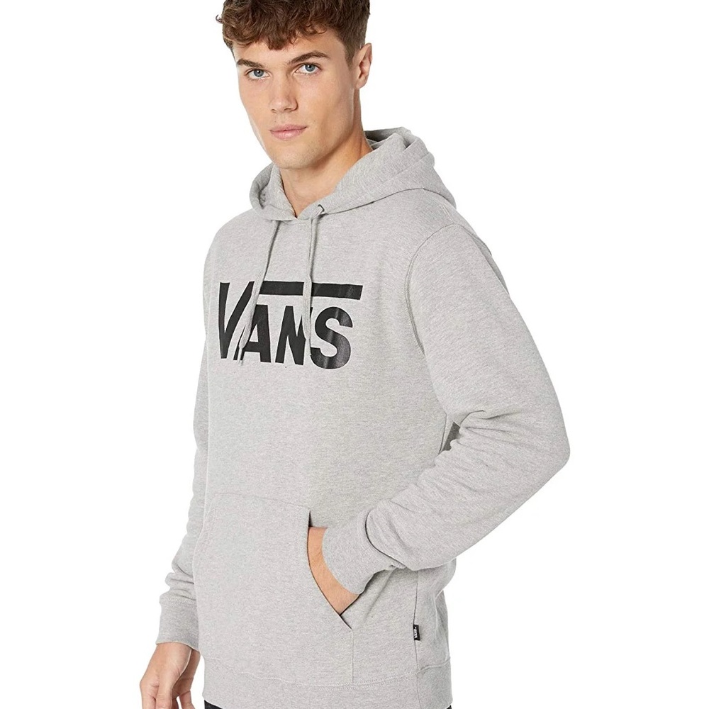 Vans Heather Gray Logo Hoodie